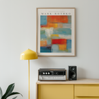 Painted Frequencies Mark Rothko Poster