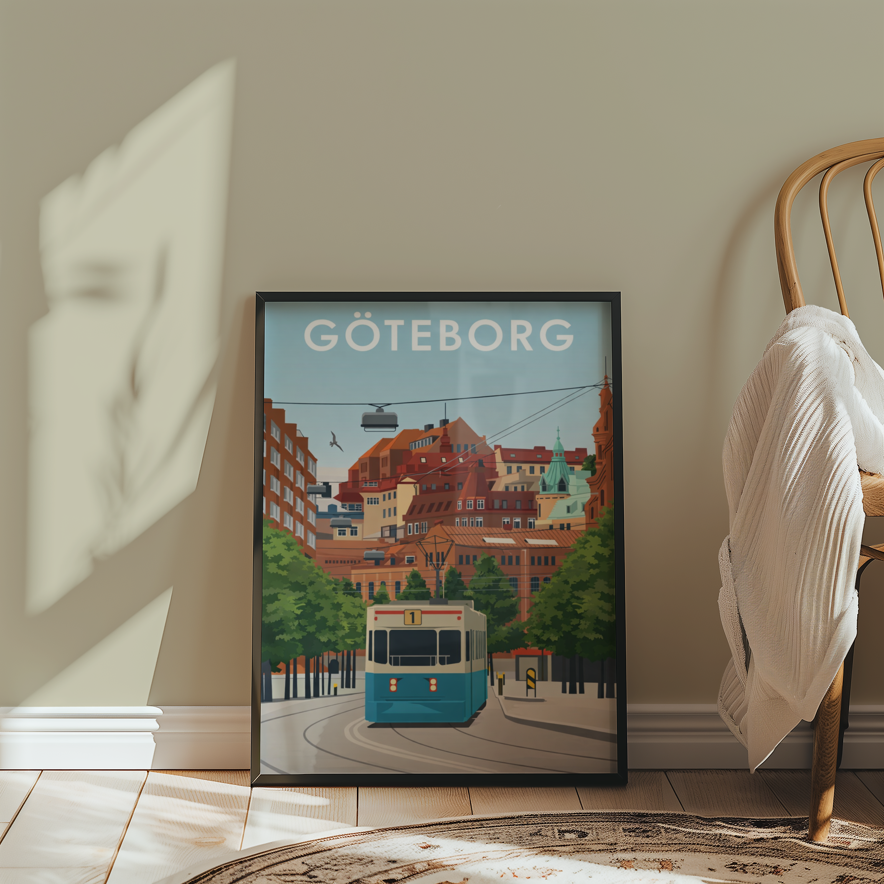 Göteborg Spårvagnsliv Poster