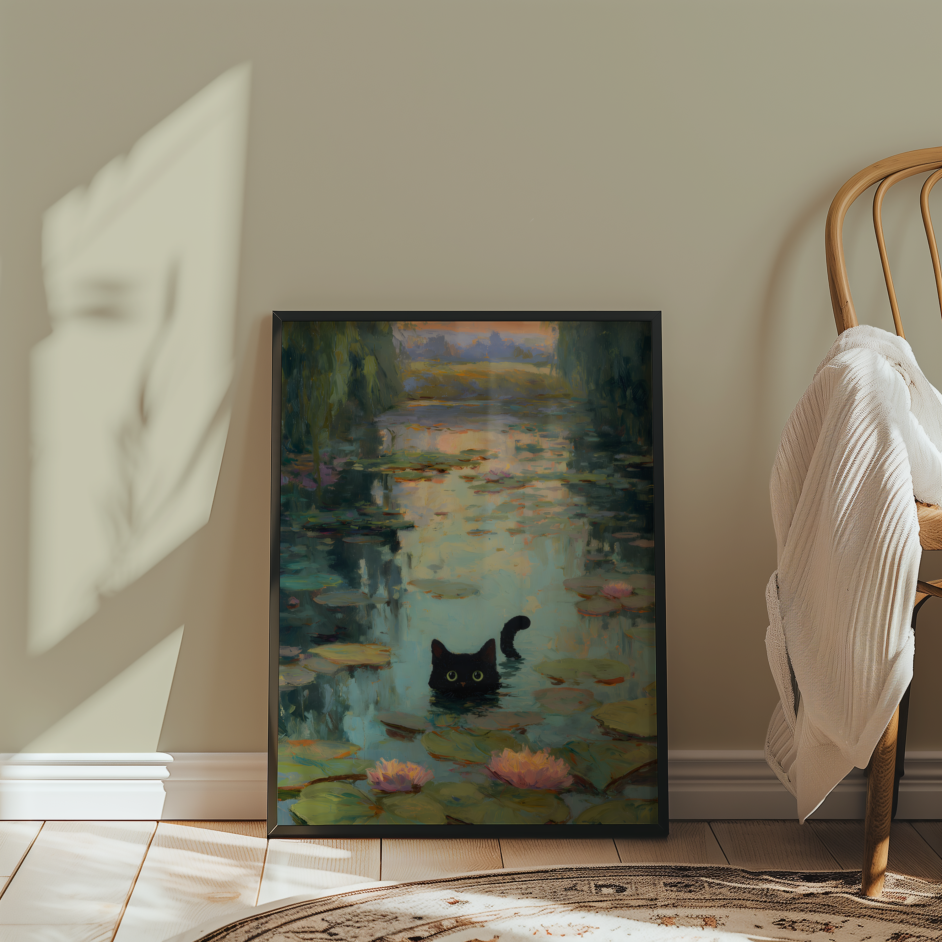 Midnight Reflections Poster – poster väggdekoration