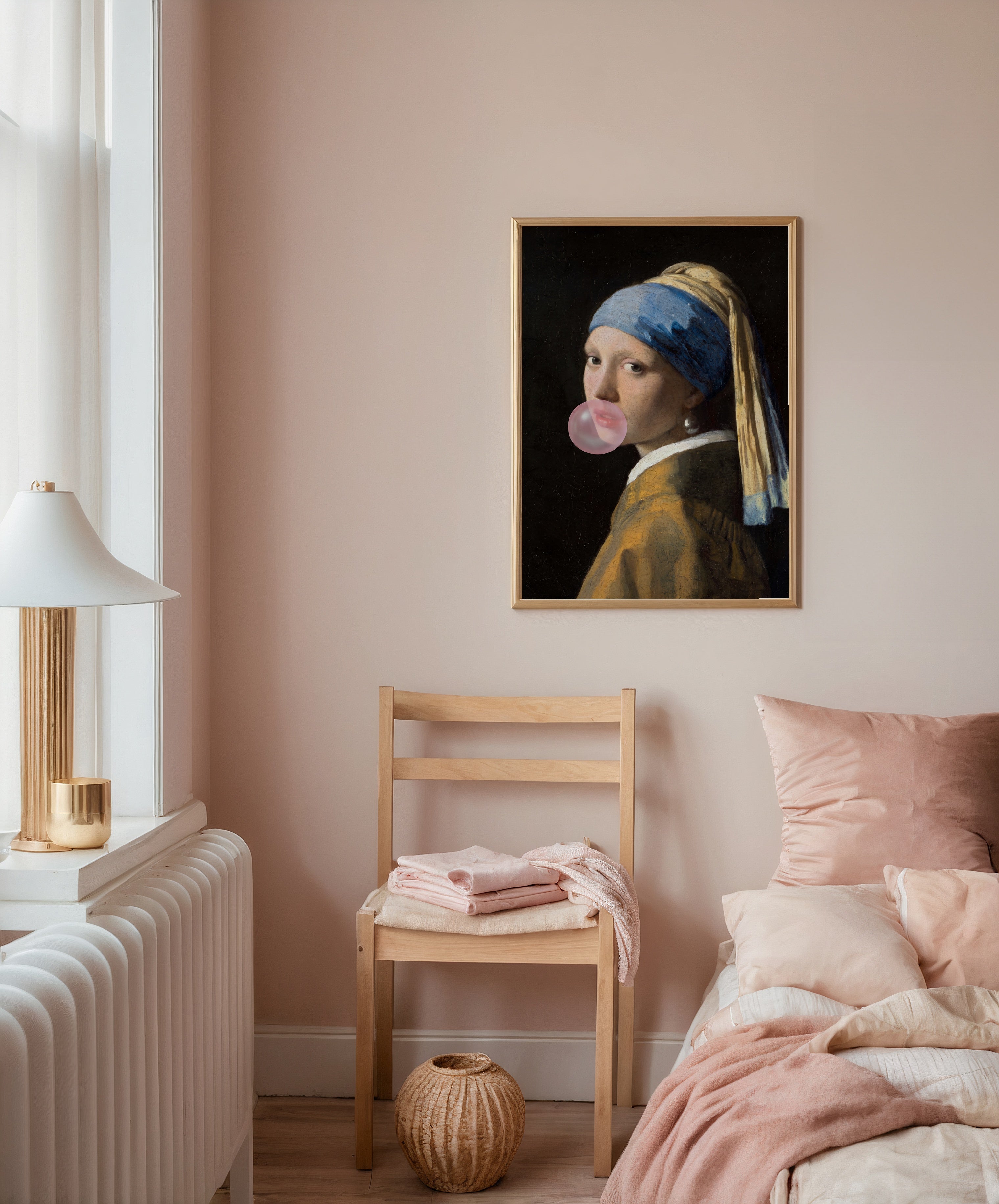 Pearl Earring Bubblegum Poster – i rum 2