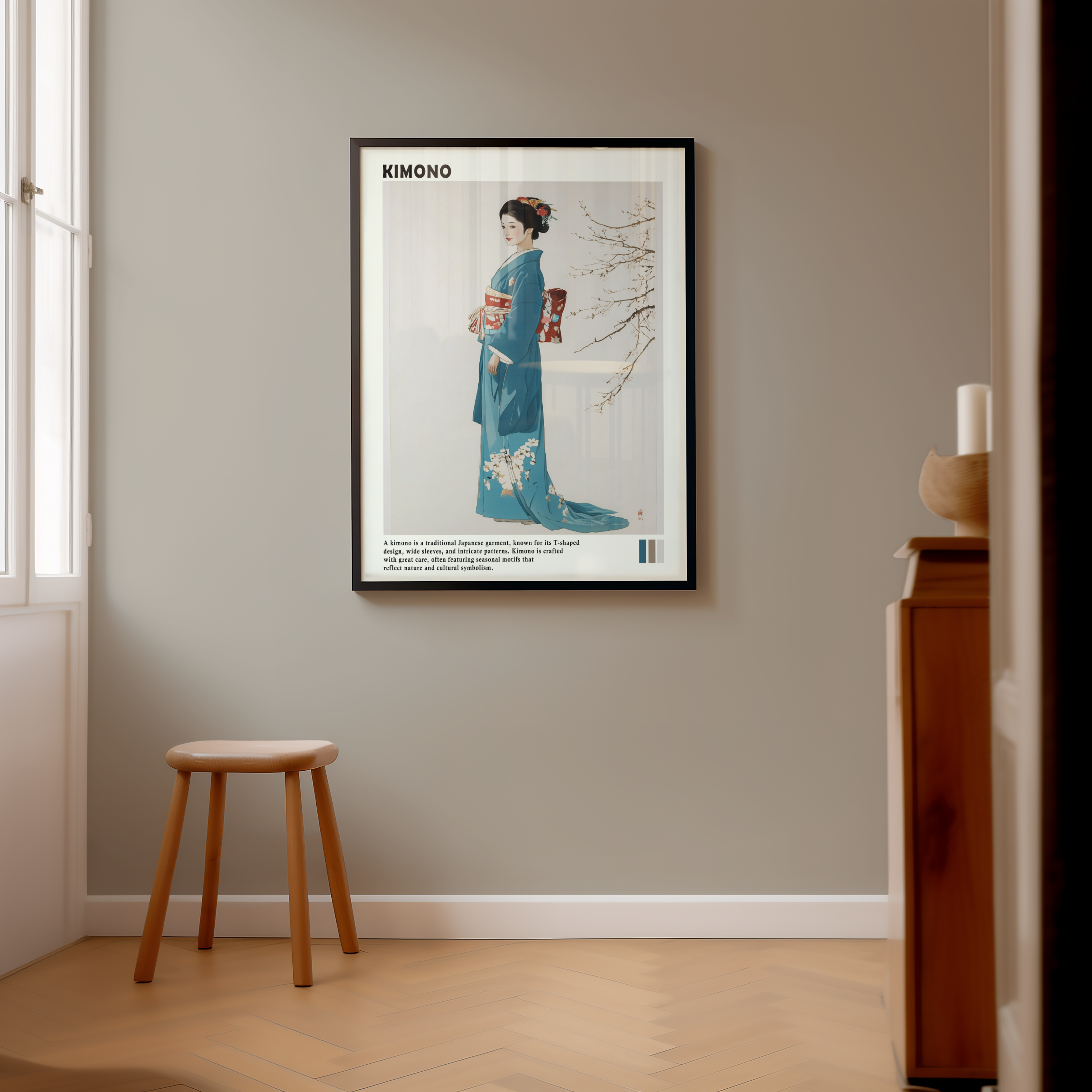 Japanese Kimono Poster