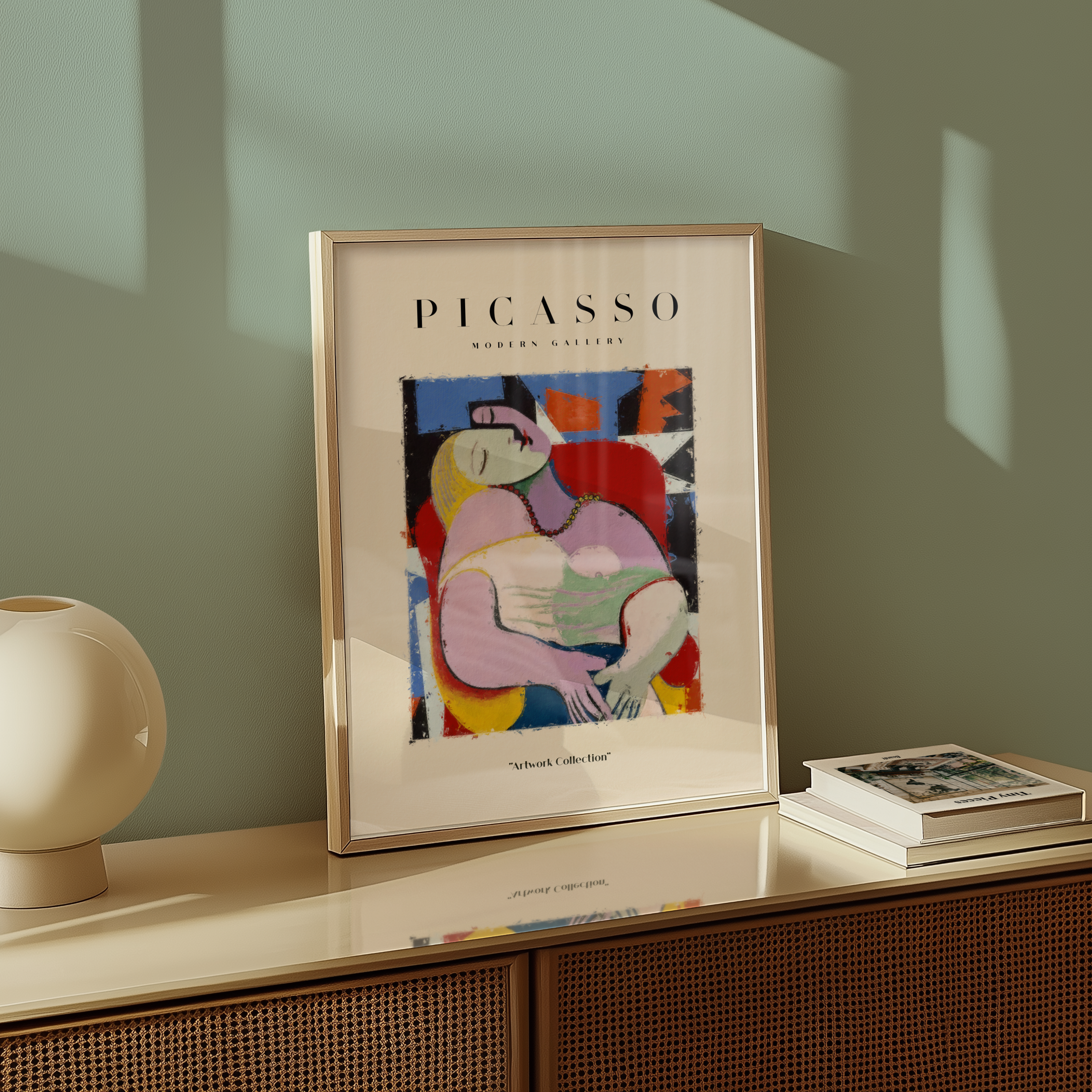 Picasso Cubist Siesta Poster