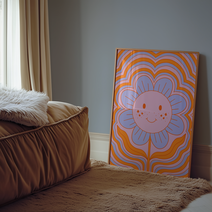 Smiling Flower Poster