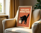Mer Kaffe Mindre Kaos Poster – i rum 1