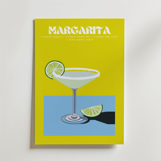 Margarita Cocktail Plakat
