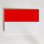 Indonesia National Flag Poster affisch – poster till väggdekoration – köp online hos Bozetto