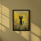 Golden Meadow Watcher Poster