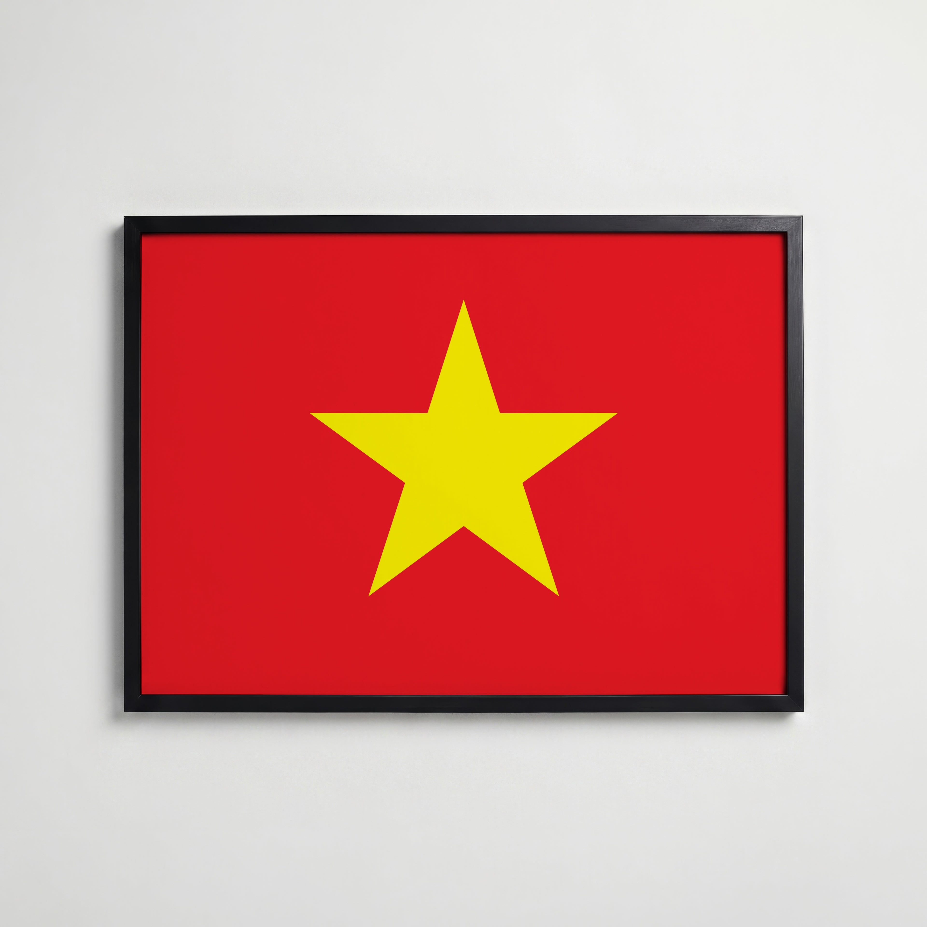 Vietnam National Flag Poster affisch – köp poster online – Bozetto väggdekoration