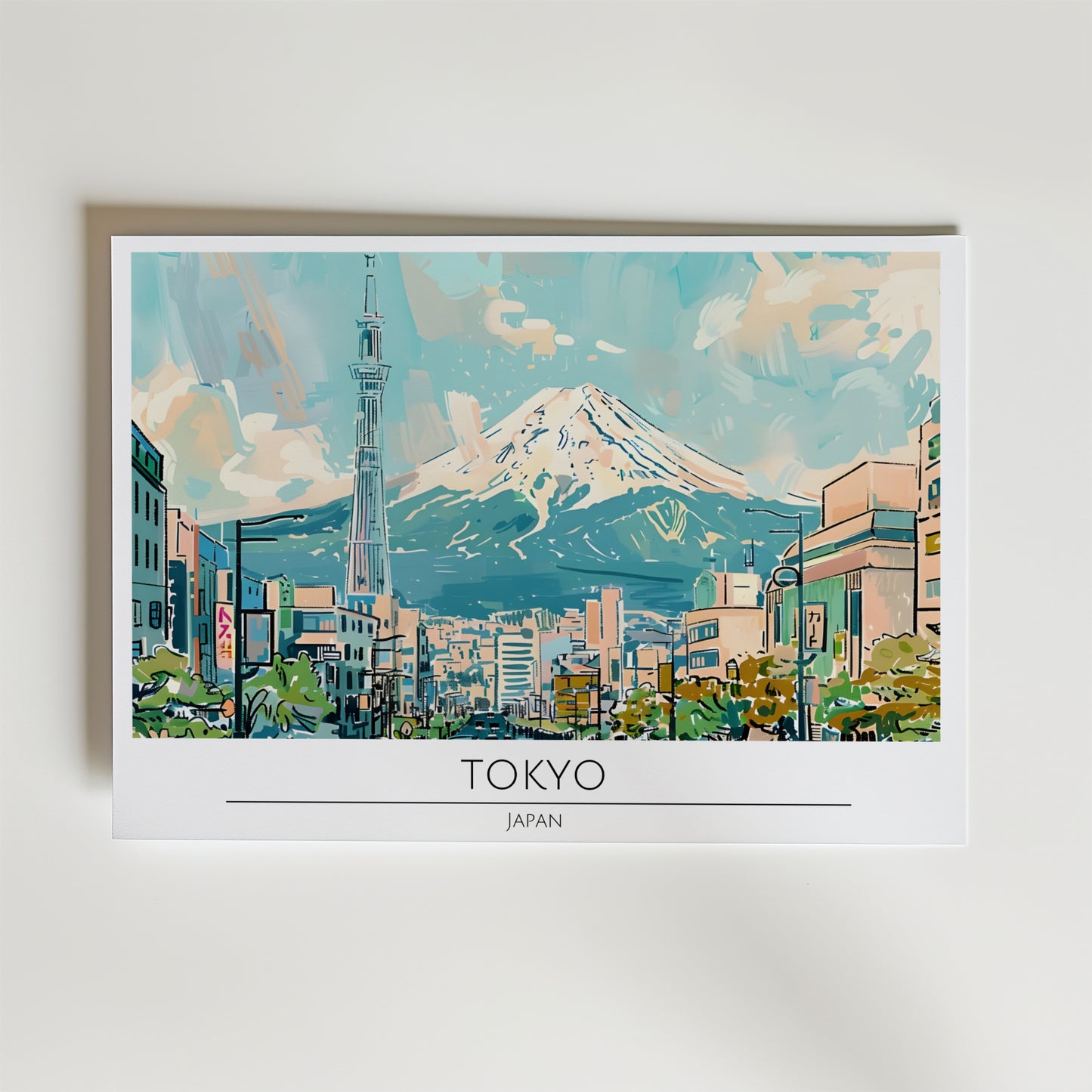 Tokyo Skyline Poster
