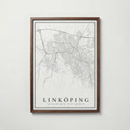Linköping Karta Poster