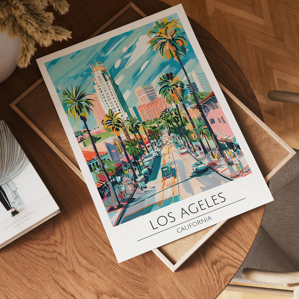 Los Angeles Palm Avenue Poster