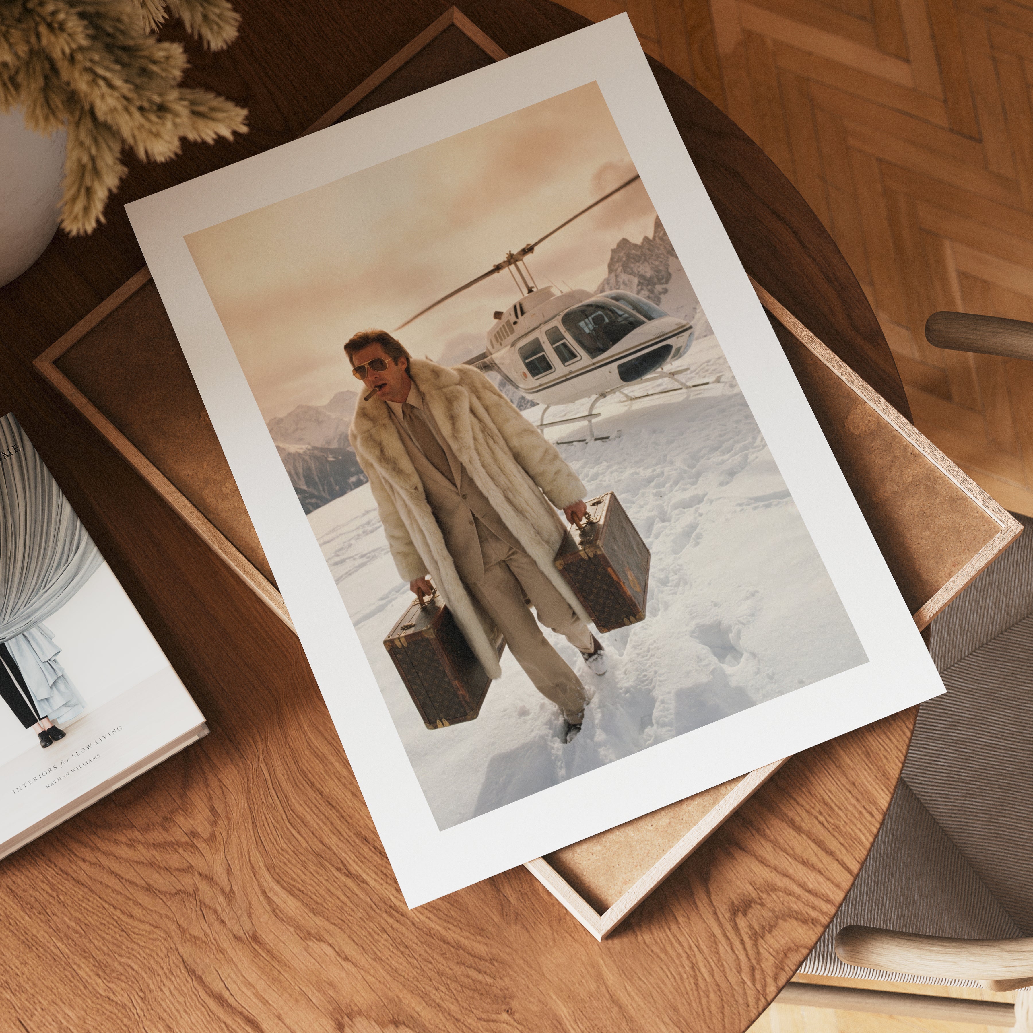 Alpine Gold Arrival Poster affisch – köp poster online – Bozetto väggdekoration