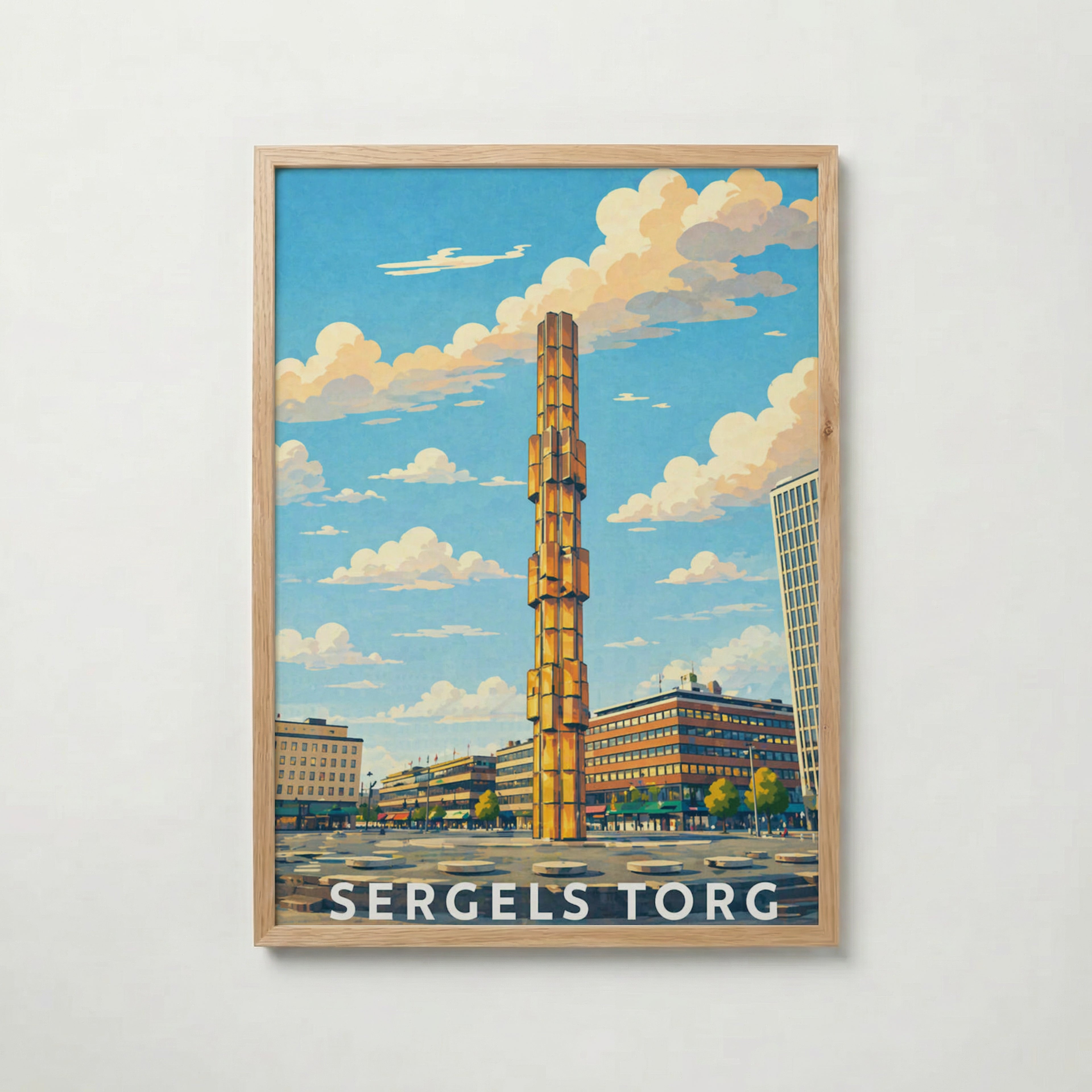 Sergels Torg Stockholm Poster