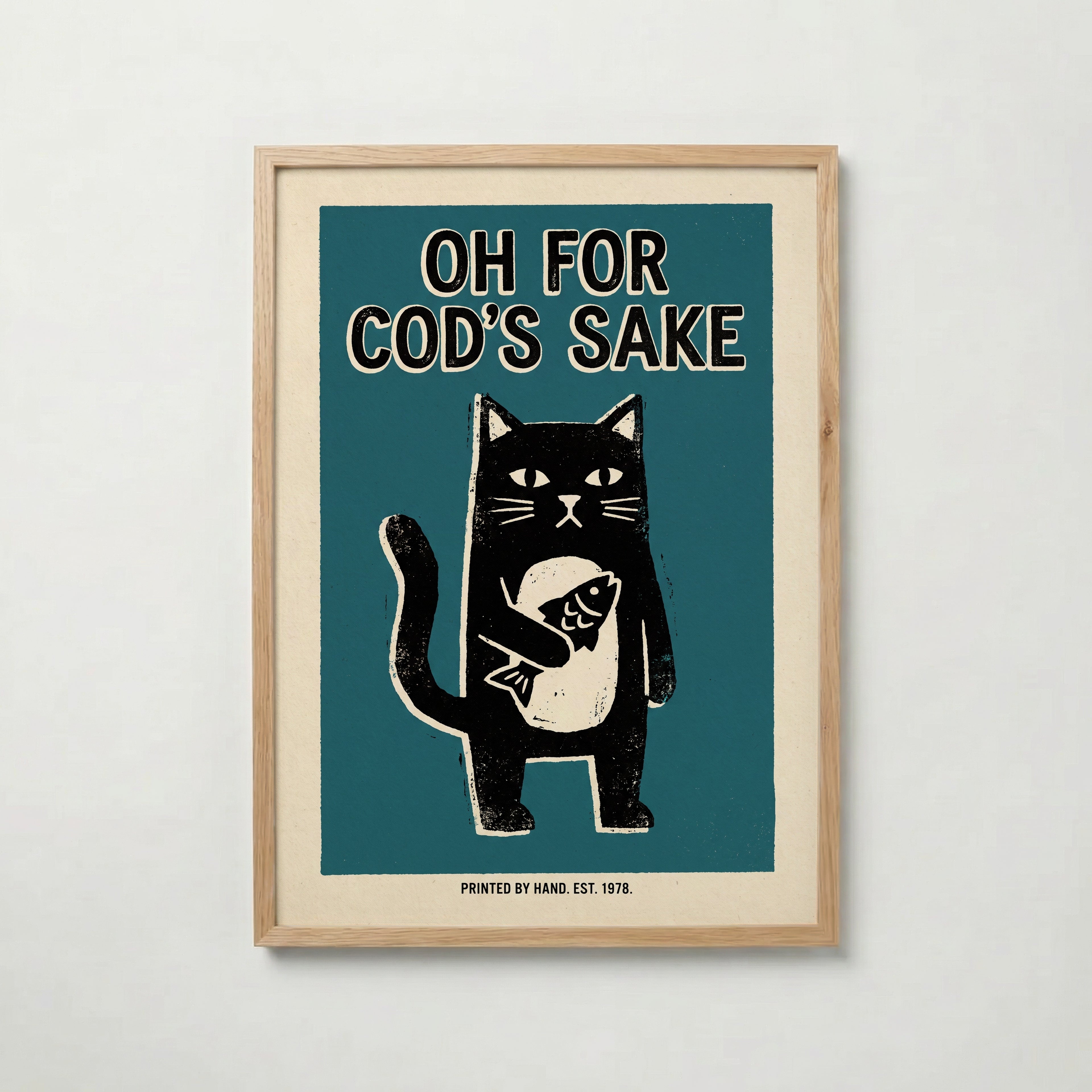 Oh For Cod's Sake Poster – ekram
