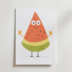 Cheerful Melon Poster