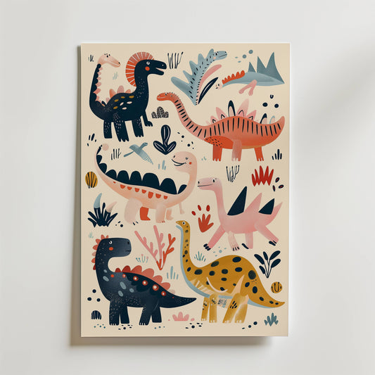 Dino Friends Poster