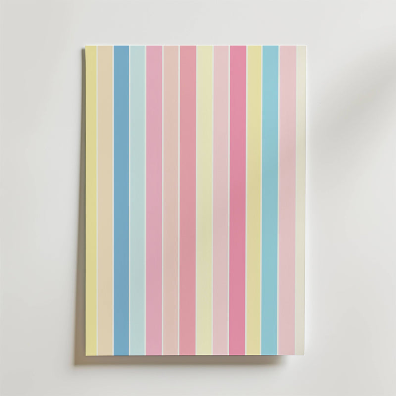 Pastel Stripes Poster