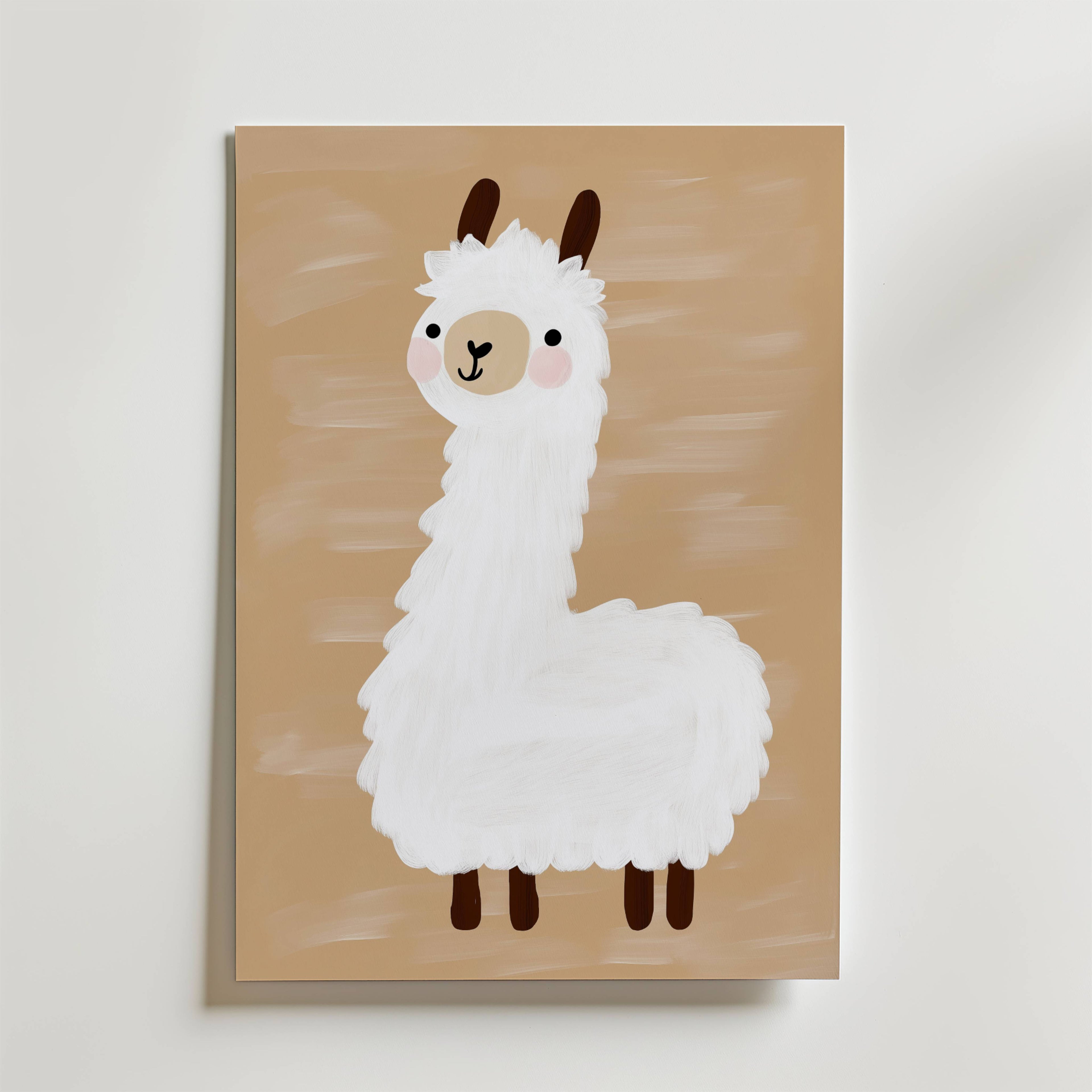 Lovely Llama Poster