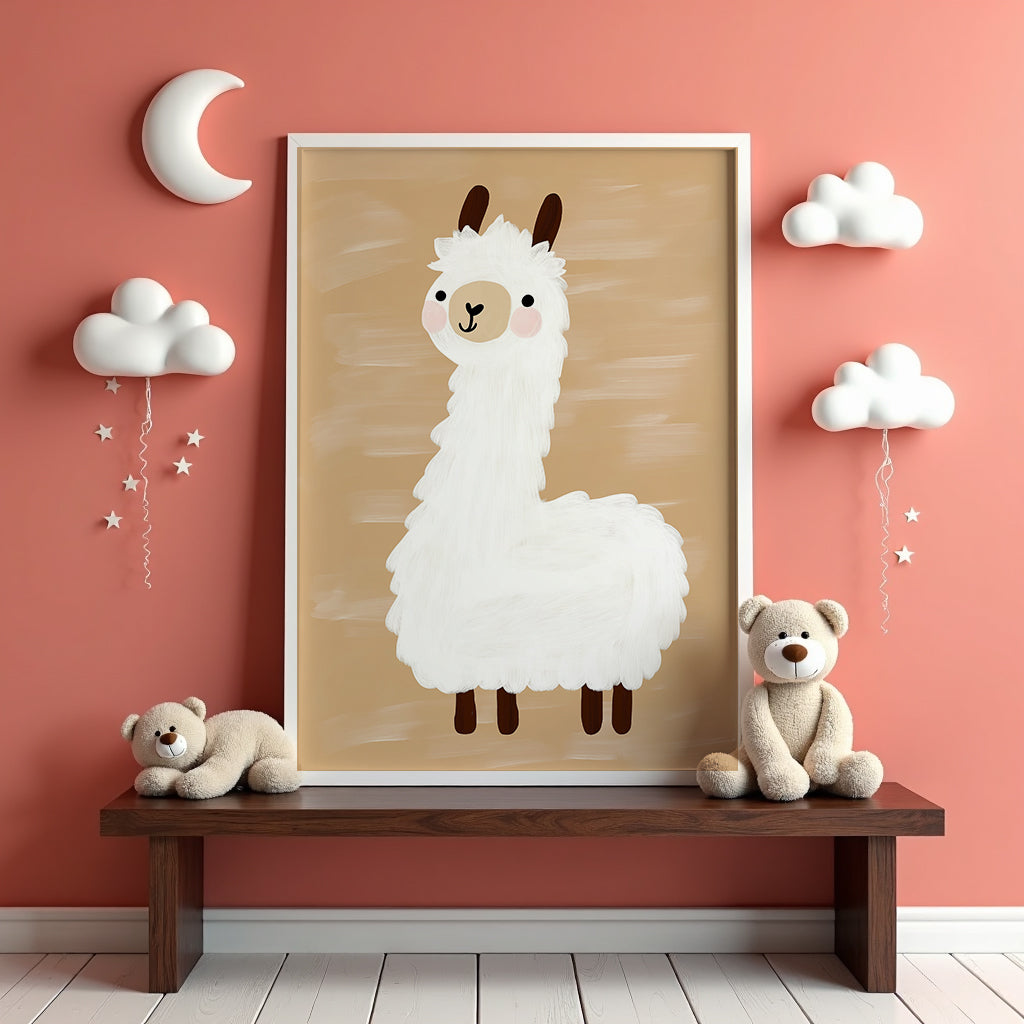 Lovely Llama Poster