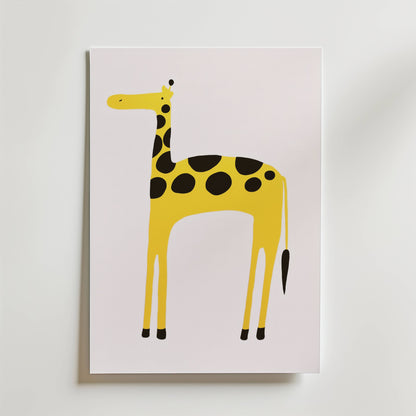 Playful Giraffe Poster