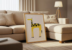Playful Giraffe Poster