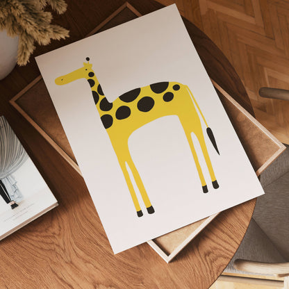 Playful Giraffe Poster