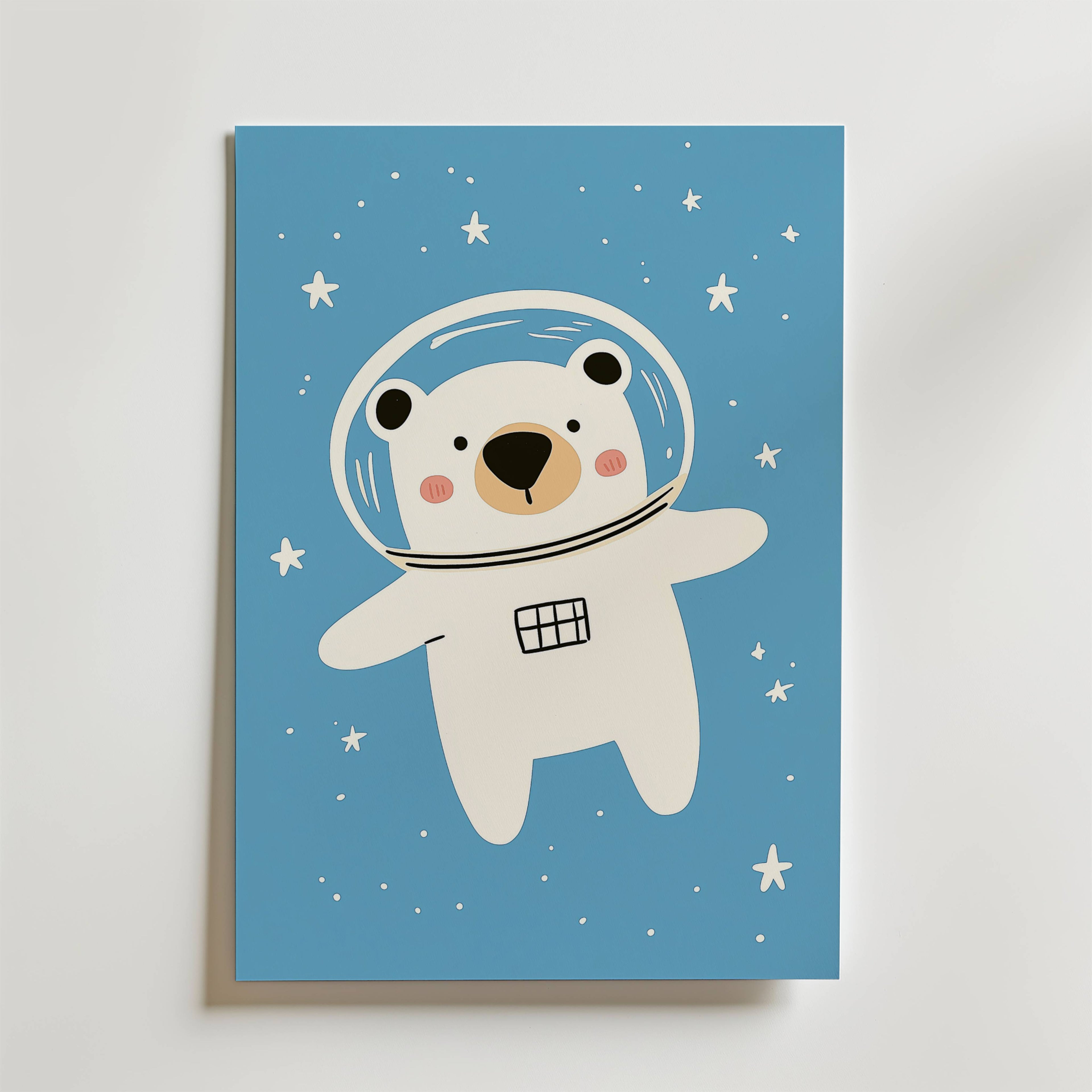 Space Bear Poster