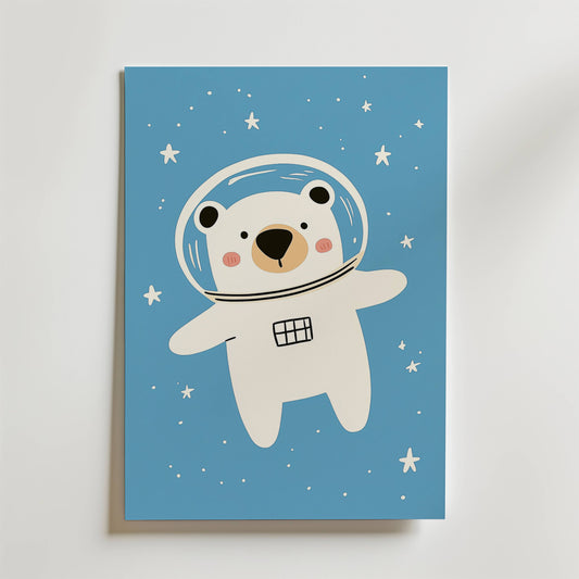 Space Bear Poster