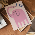 Pink Elephant Poster
