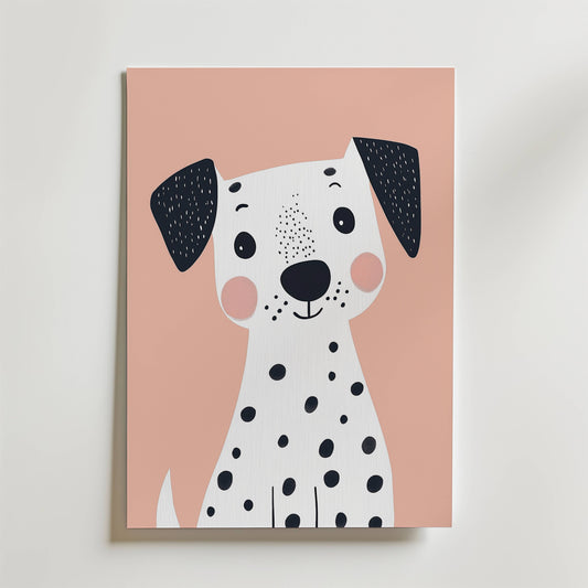 Playful Dalmatian Poster