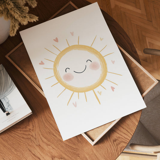 Smiling Sun Poster