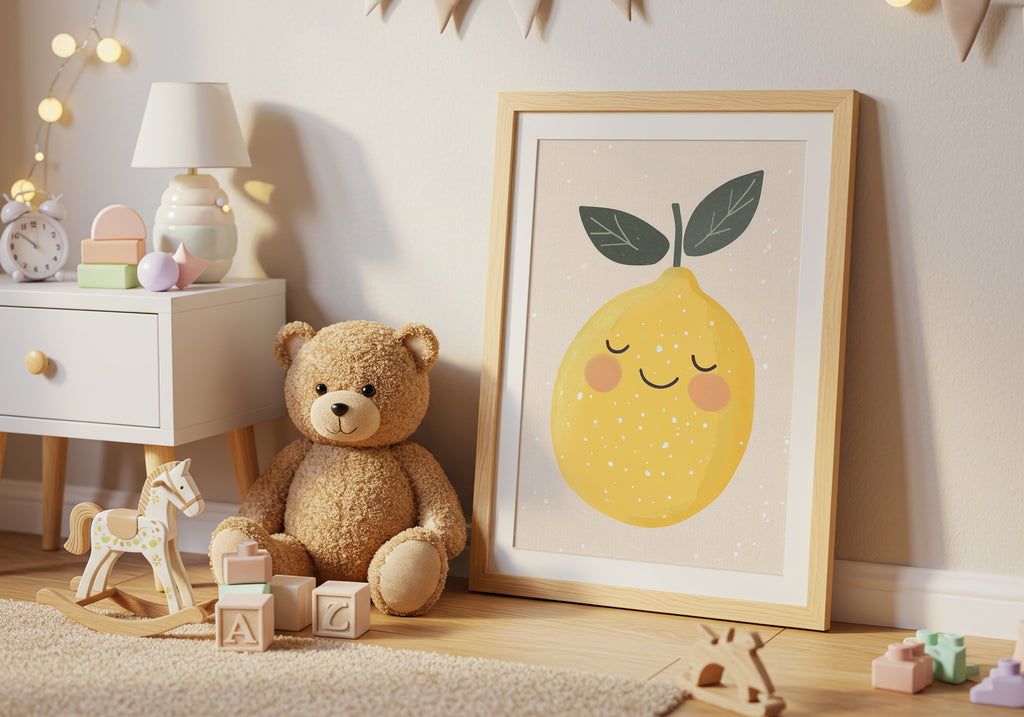 Sleepy Lemon Poster