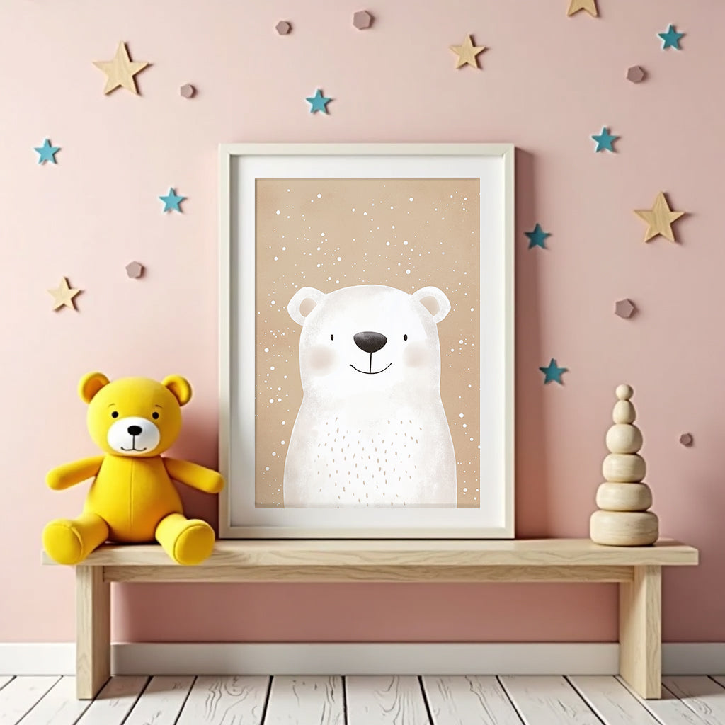 Snowy Bear Poster