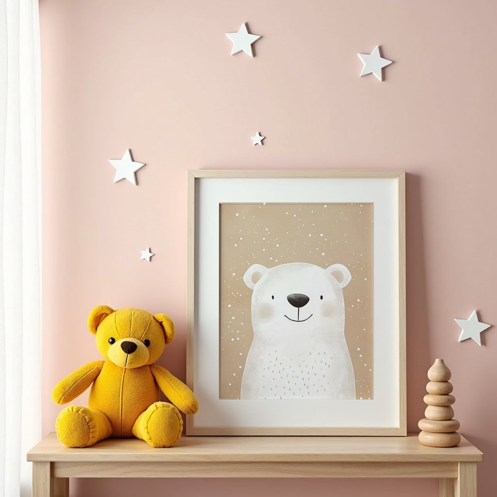 Snowy Bear Poster