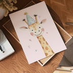 Party Giraffe Poster