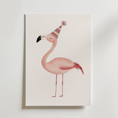 Party Flamingo Poster