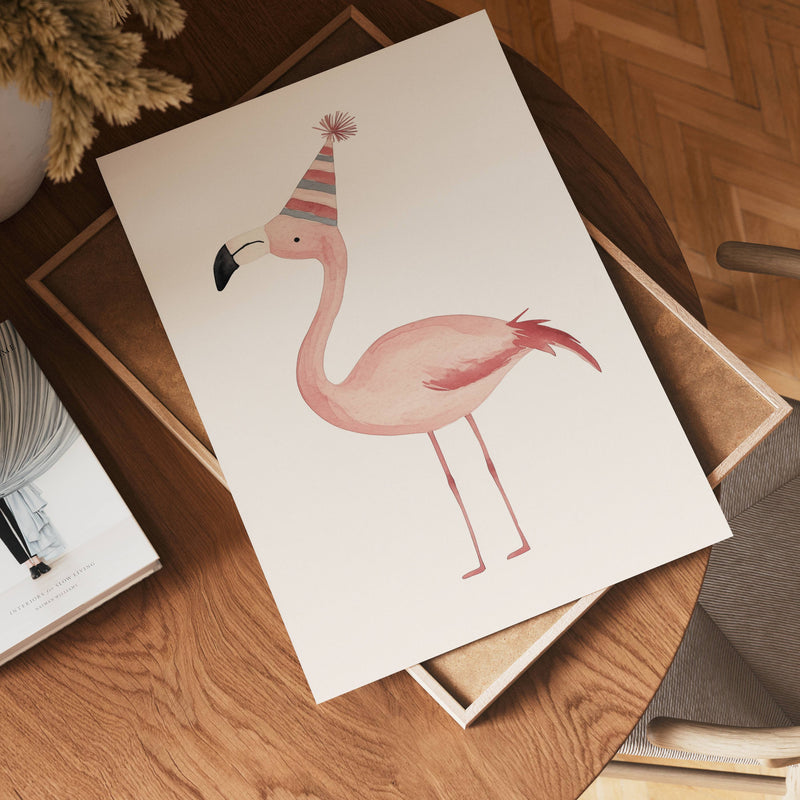 Party Flamingo Poster