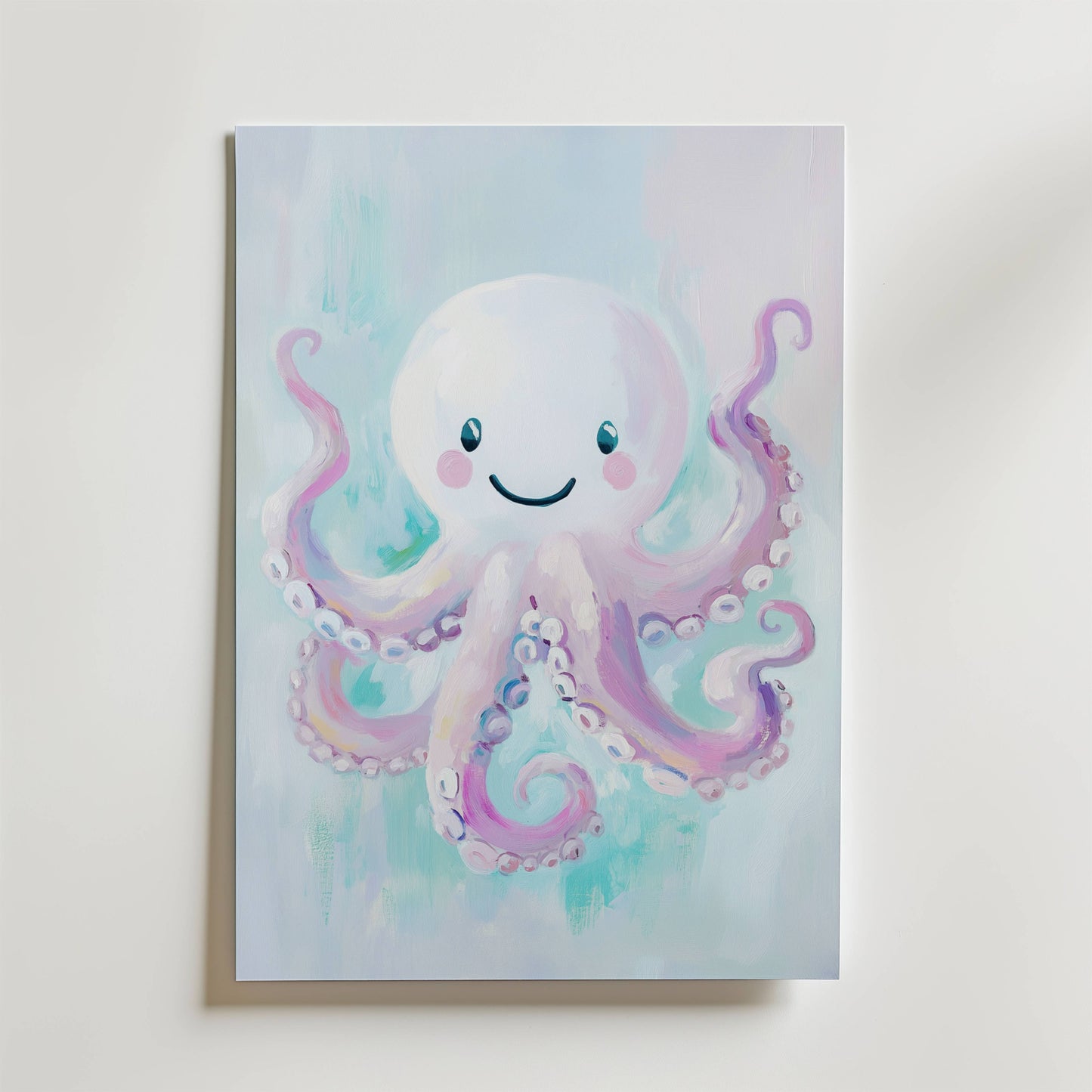 Smiling Octopus Poster