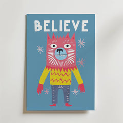 Believe Monster Poster