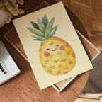 Smiling Pineapple Poster
