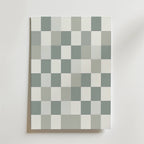Grey Checkerboard Poster