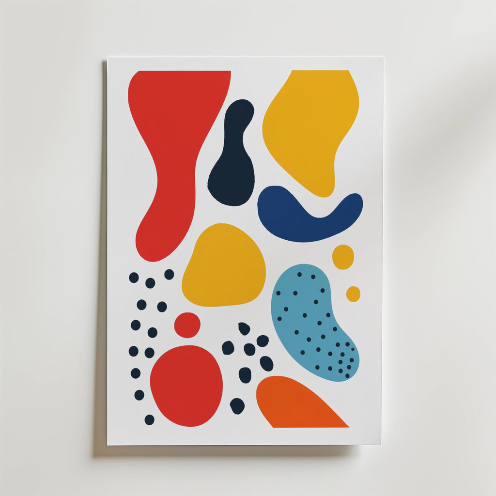 Playful Shapes Poster
