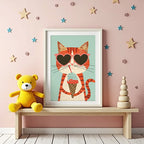 Cool Cat Ice Cream Poster