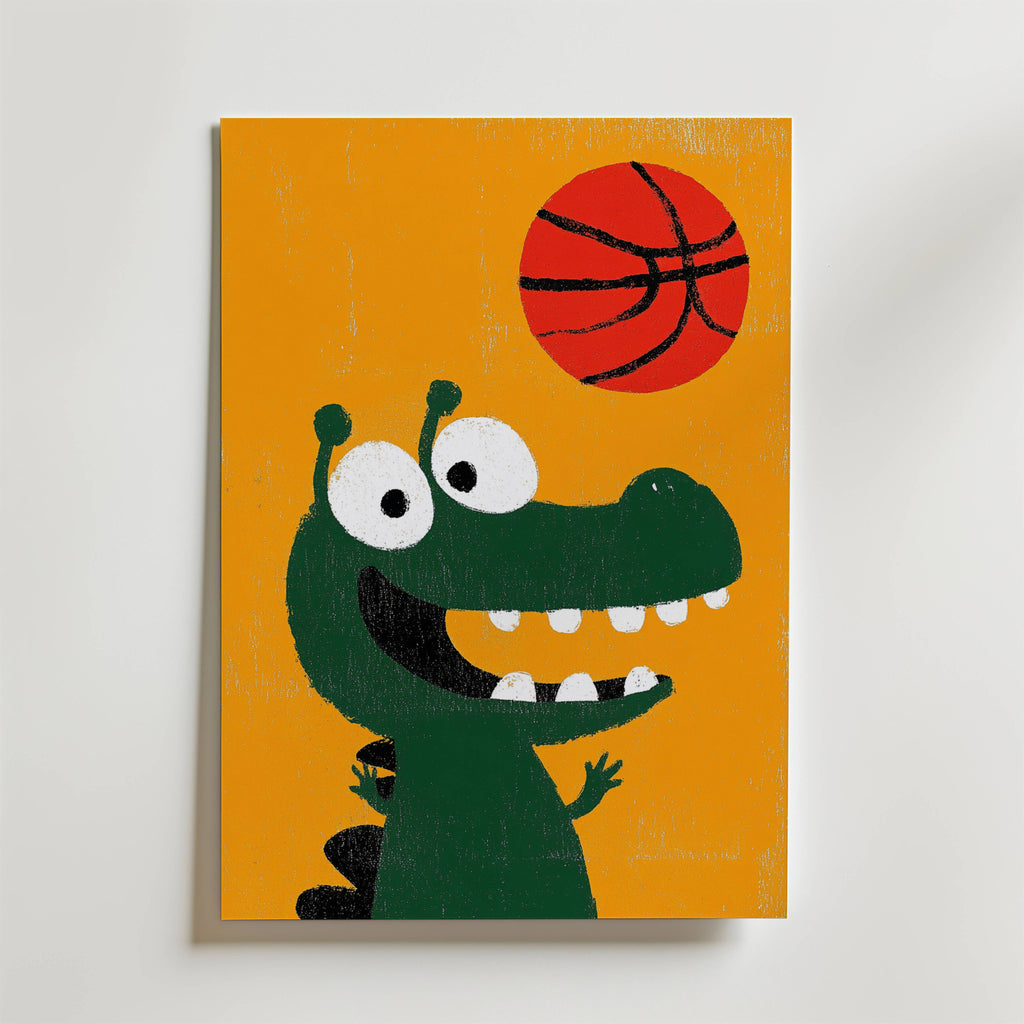 Basket Gator Poster