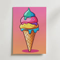 Rainbow Ice Cream Poster