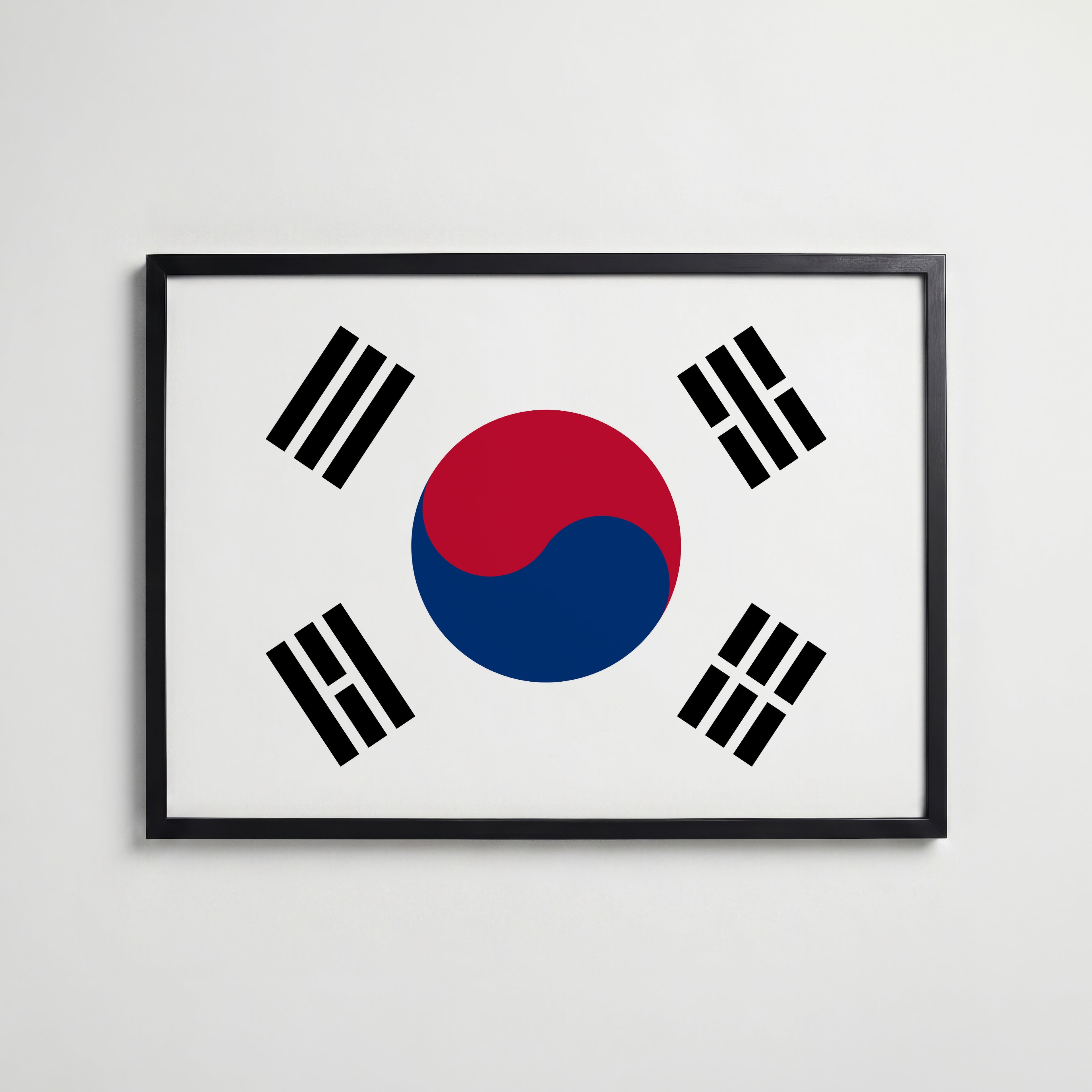 South Korea National Flag Poster affisch – köp poster online – Bozetto väggdekoration