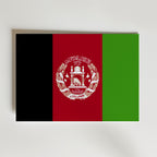 Afghanistan National Flag Poster affisch – poster till väggdekoration – köp online hos Bozetto