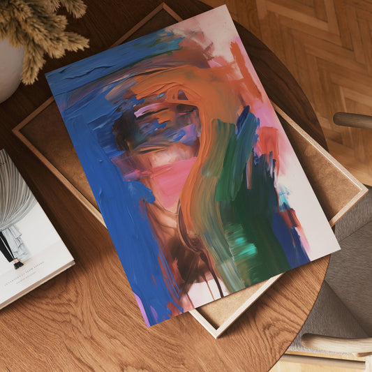 Abstract Flow Poster