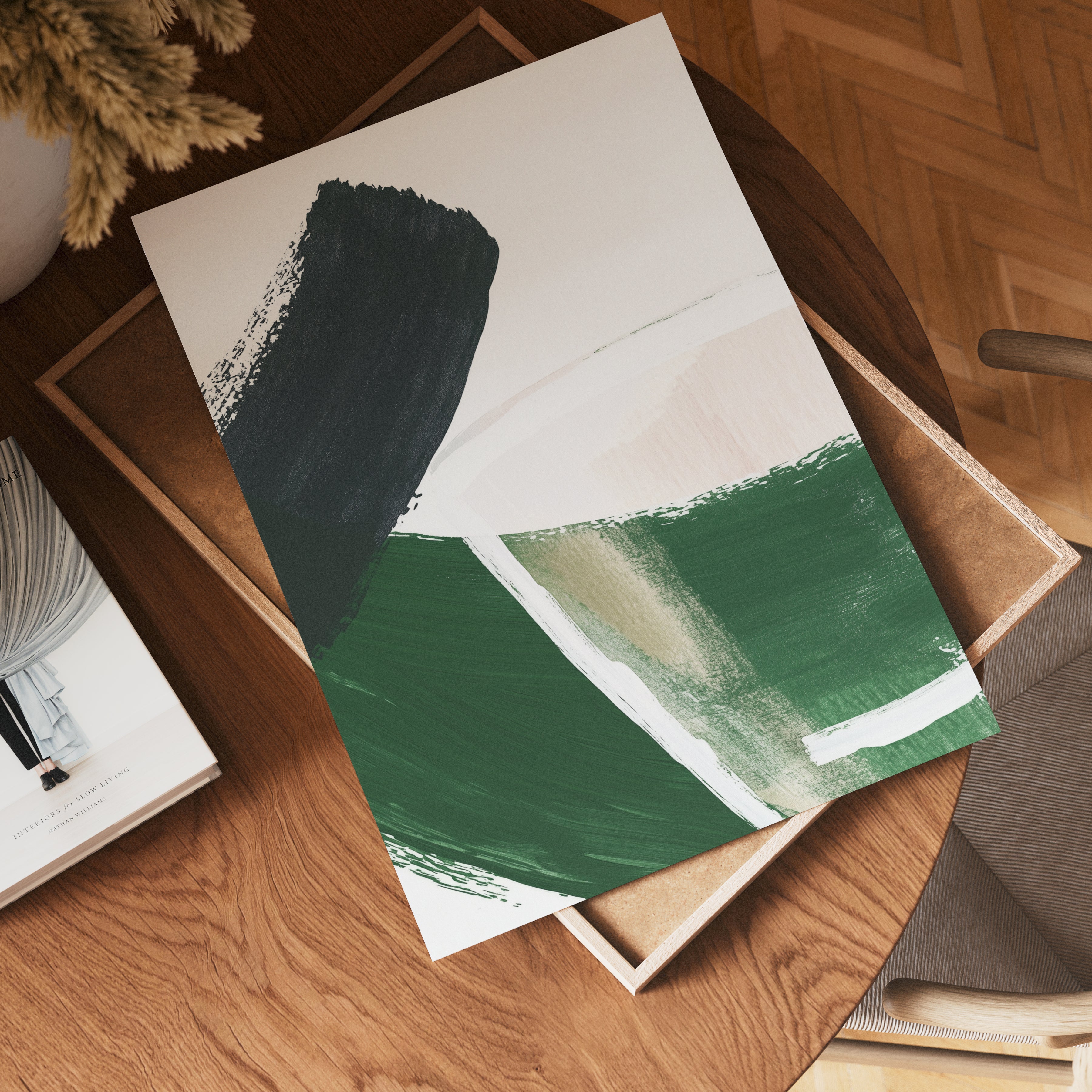 Abstract Embrace of Nature Poster