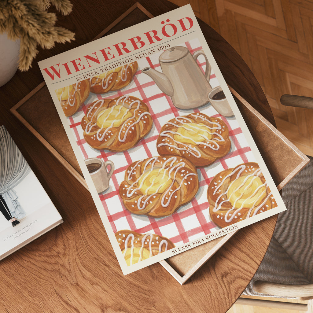 Wienerbröd Poster affisch – köp poster online – Bozetto väggdekoration